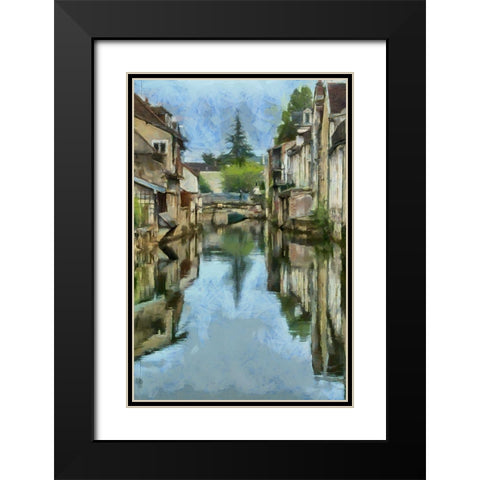 On the Water  Black Modern Wood Framed Art Print with Double Matting by Bolokofsky, Ronald