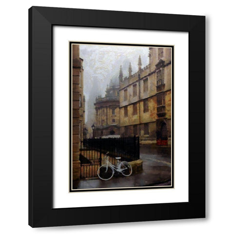 Oxford Fog Black Modern Wood Framed Art Print with Double Matting by Bolokofsky, Ronald