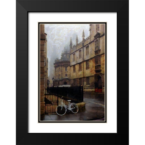 Oxford Fog Black Modern Wood Framed Art Print with Double Matting by Bolokofsky, Ronald