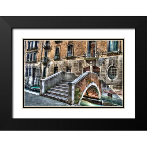 Steps To the Front Door Black Modern Wood Framed Art Print with Double Matting by Bolokofsky, Ronald