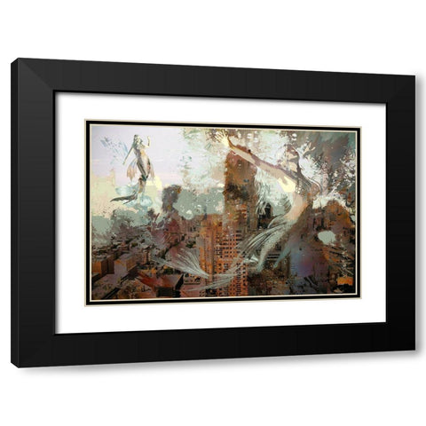 Atlantis  Black Modern Wood Framed Art Print with Double Matting by Bolokofsky, Ronald