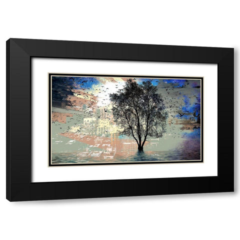 Break of Day Black Modern Wood Framed Art Print with Double Matting by Bolokofsky, Ronald
