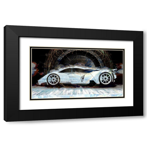 Built For Speed Black Modern Wood Framed Art Print with Double Matting by Bolokofsky, Ronald