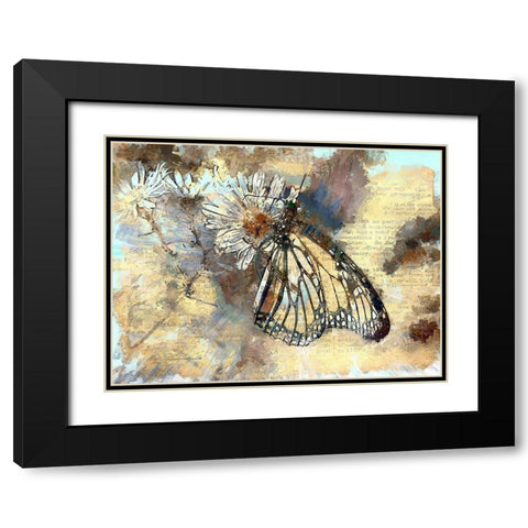 Butterfly Wings  Black Modern Wood Framed Art Print with Double Matting by Bolokofsky, Ronald