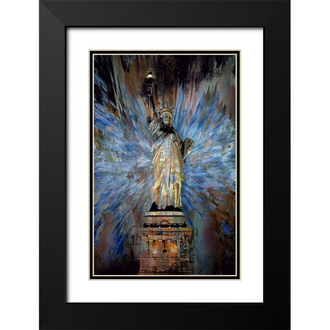 Celebrating Freedom Black Modern Wood Framed Art Print with Double Matting by Bolokofsky, Ronald