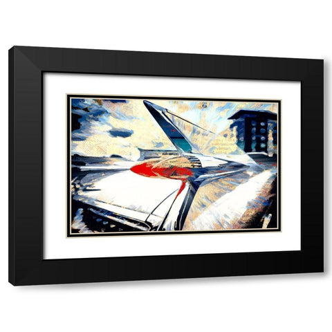 City Cruiser Black Modern Wood Framed Art Print with Double Matting by Bolokofsky, Ronald