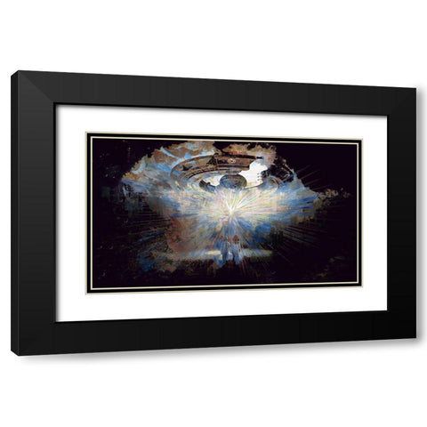 Close Encounters Black Modern Wood Framed Art Print with Double Matting by Bolokofsky, Ronald