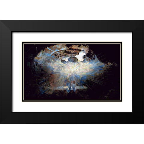 Close Encounters Black Modern Wood Framed Art Print with Double Matting by Bolokofsky, Ronald