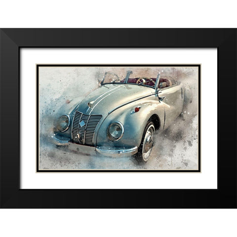 IFA Convertable I Black Modern Wood Framed Art Print with Double Matting by Bolokofsky, Ronald