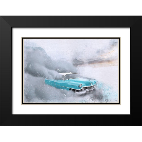 In a Cloud of Dust Black Modern Wood Framed Art Print with Double Matting by Bolokofsky, Ronald