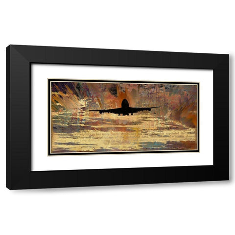 Into the Sunset Black Modern Wood Framed Art Print with Double Matting by Bolokofsky, Ronald
