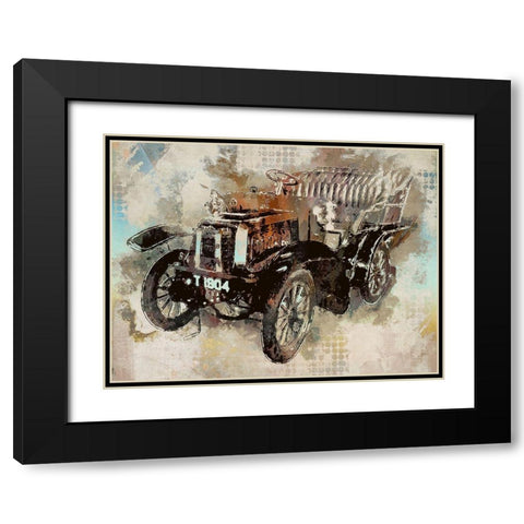 Model T Ford Black Modern Wood Framed Art Print with Double Matting by Bolokofsky, Ronald