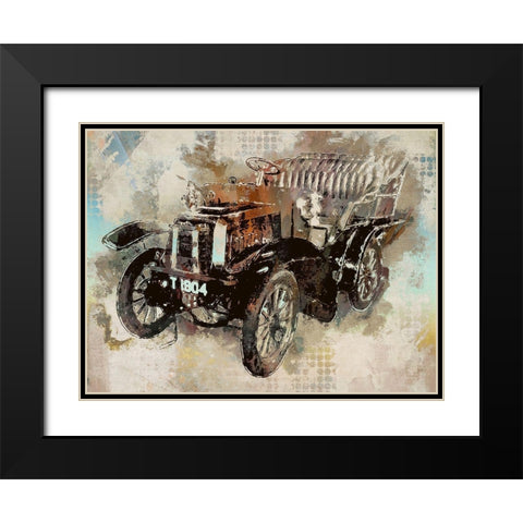 Model T Ford Black Modern Wood Framed Art Print with Double Matting by Bolokofsky, Ronald