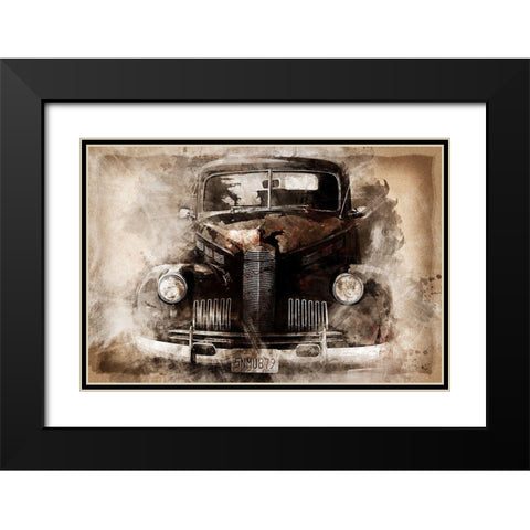 Oldtimer I Black Modern Wood Framed Art Print with Double Matting by Bolokofsky, Ronald