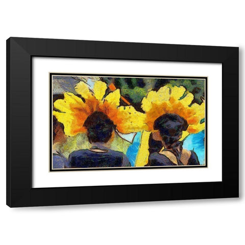 Admiration Black Modern Wood Framed Art Print with Double Matting by Bolokofsky, Ronald