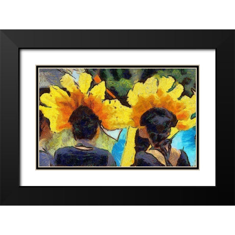 Admiration Black Modern Wood Framed Art Print with Double Matting by Bolokofsky, Ronald
