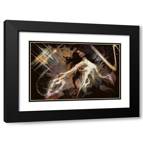 Angel Of the Night Black Modern Wood Framed Art Print with Double Matting by Bolokofsky, Ronald
