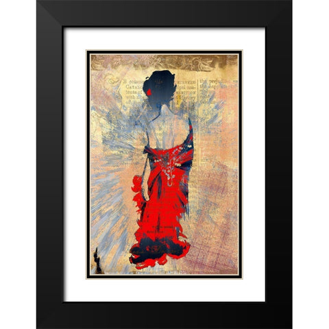 Evening Attire Black Modern Wood Framed Art Print with Double Matting by Bolokofsky, Ronald
