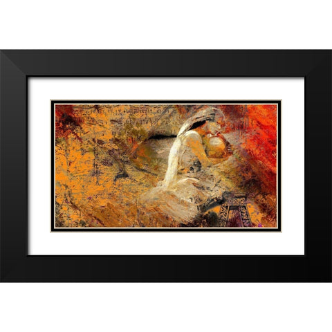 Global Arts Black Modern Wood Framed Art Print with Double Matting by Bolokofsky, Ronald