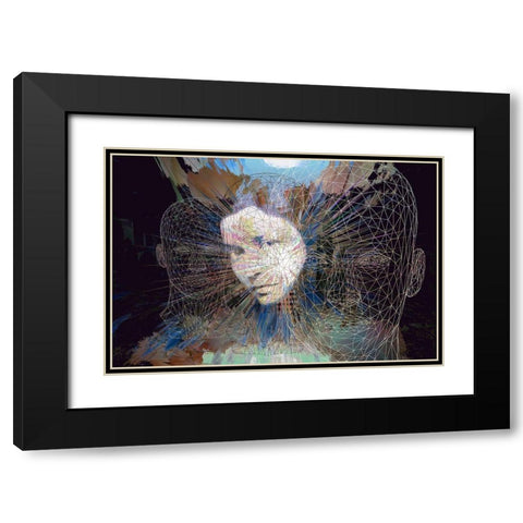 Mind Games II Black Modern Wood Framed Art Print with Double Matting by Bolokofsky, Ronald