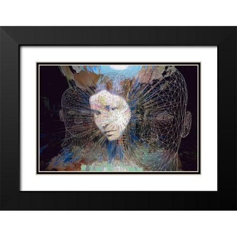 Mind Games II Black Modern Wood Framed Art Print with Double Matting by Bolokofsky, Ronald