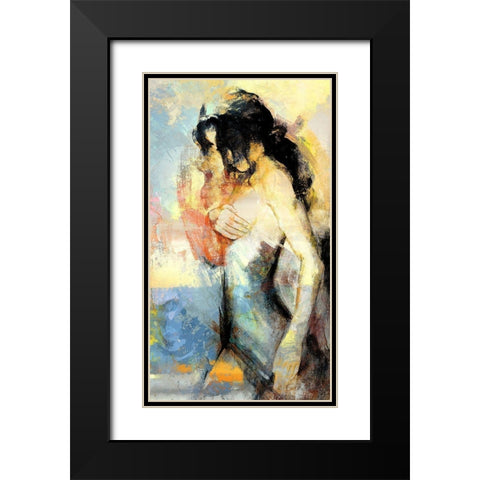 Modesty I Black Modern Wood Framed Art Print with Double Matting by Bolokofsky, Ronald