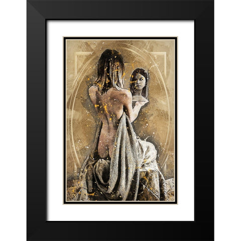 Reflections Black Modern Wood Framed Art Print with Double Matting by Bolokofsky, Ronald
