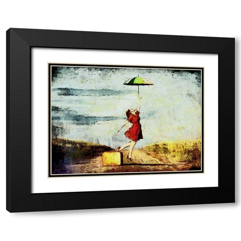 Road Trip  Black Modern Wood Framed Art Print with Double Matting by Bolokofsky, Ronald