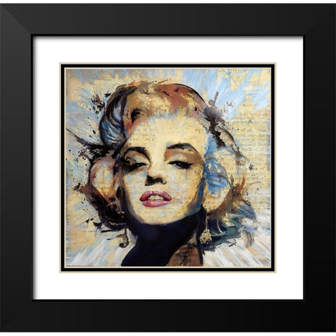 Sweet Marilyn Black Modern Wood Framed Art Print with Double Matting by Bolokofsky, Ronald