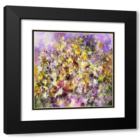 Autumn Garden I Black Modern Wood Framed Art Print with Double Matting by Bolokofsky, Ronald