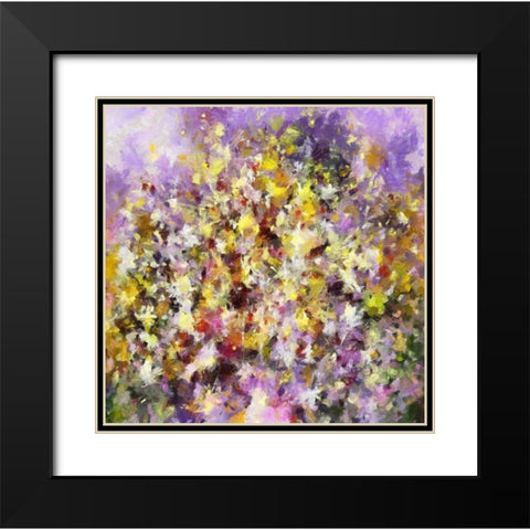 Autumn Garden I Black Modern Wood Framed Art Print with Double Matting by Bolokofsky, Ronald