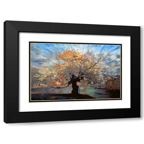 Autumn Living Black Modern Wood Framed Art Print with Double Matting by Bolokofsky, Ronald