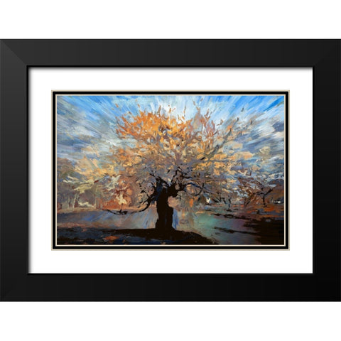 Autumn Living Black Modern Wood Framed Art Print with Double Matting by Bolokofsky, Ronald