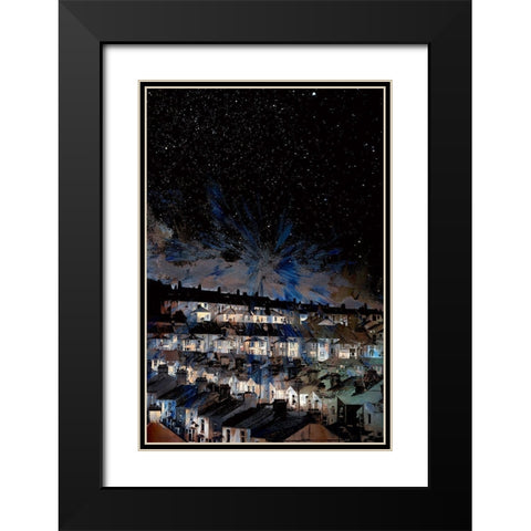 Night Skies Black Modern Wood Framed Art Print with Double Matting by Bolokofsky, Ronald
