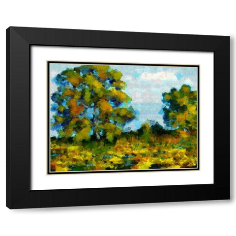 Oak Hill Black Modern Wood Framed Art Print with Double Matting by Bolokofsky, Ronald