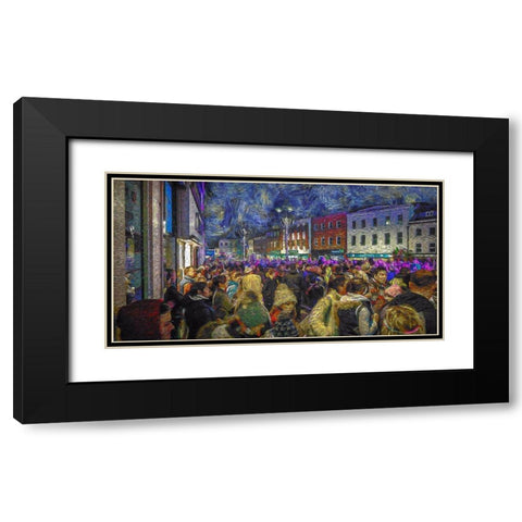 Andover Black Modern Wood Framed Art Print with Double Matting by Bolokofsky, Ronald