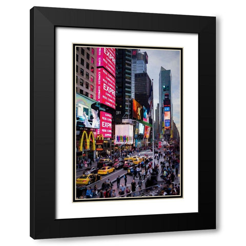 NY State of Mind Black Modern Wood Framed Art Print with Double Matting by Bolokofsky, Ronald