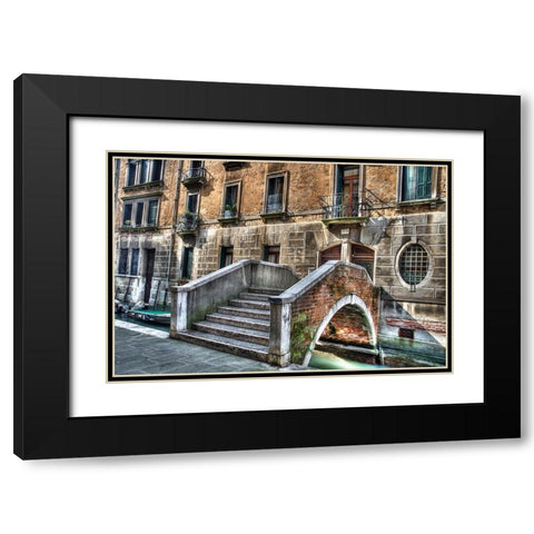 Steps To the Front Door Black Modern Wood Framed Art Print with Double Matting by Bolokofsky, Ronald