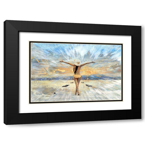 California Sunshine Black Modern Wood Framed Art Print with Double Matting by Bolokofsky, Ronald