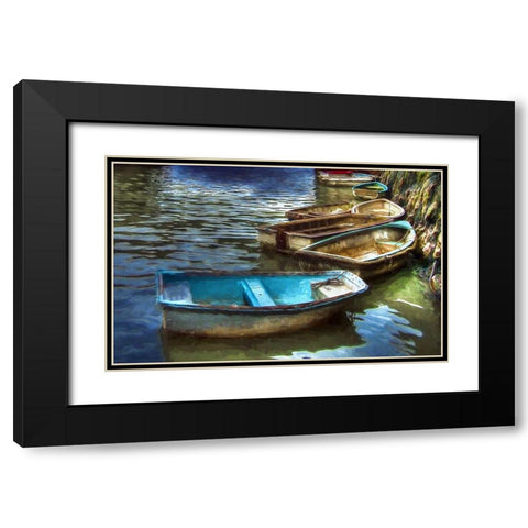 Folkestone Harbour Black Modern Wood Framed Art Print with Double Matting by Bolokofsky, Ronald