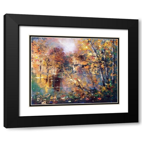Sunny Day Black Modern Wood Framed Art Print with Double Matting by Bolokofsky, Ronald