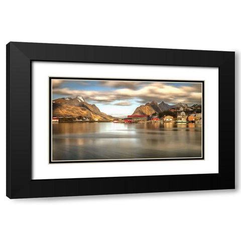 Reine Norway Black Modern Wood Framed Art Print with Double Matting by Bolokofsky, Ronald