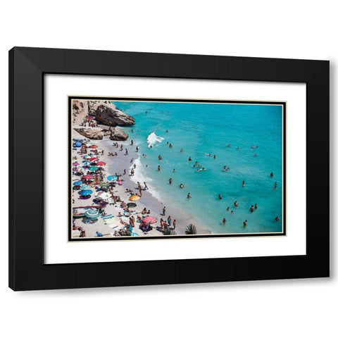 Weekend At the Beach I Black Modern Wood Framed Art Print with Double Matting by Bolokofsky, Ronald