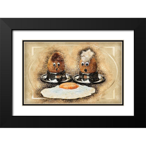 Look What Happened To Sunny Black Modern Wood Framed Art Print with Double Matting by Bolokofsky, Ronald
