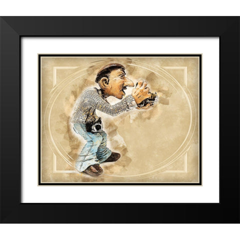 The Perfect Shot I Black Modern Wood Framed Art Print with Double Matting by Bolokofsky, Ronald