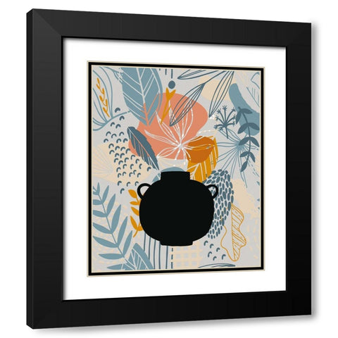 Autumn Leaves 74 Black Modern Wood Framed Art Print with Double Matting by Bolokofsky, Ronald