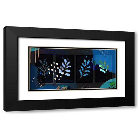 Garden Branches 108 Black Modern Wood Framed Art Print with Double Matting by Bolokofsky, Ronald