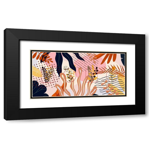 Garden Elements 432 Black Modern Wood Framed Art Print with Double Matting by Bolokofsky, Ronald