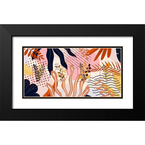 Garden Elements 432 Black Modern Wood Framed Art Print with Double Matting by Bolokofsky, Ronald