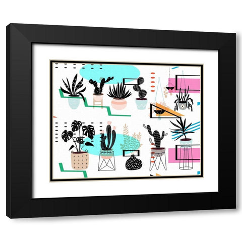 House Plants 306 Black Modern Wood Framed Art Print with Double Matting by Bolokofsky, Ronald